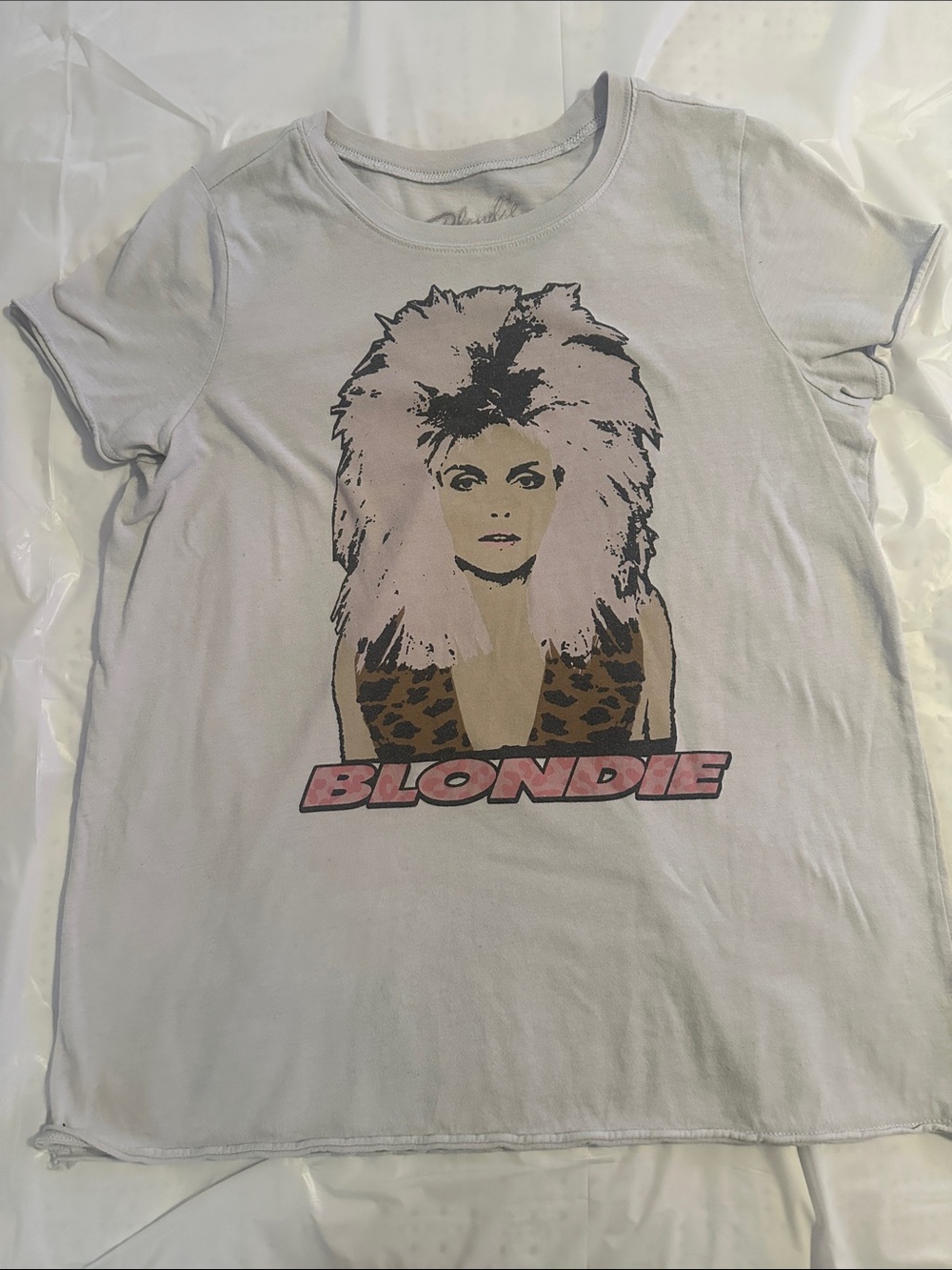 Blondie Graphic Tee Women’s Short Sleeve Band Shirt Retro Rock Debbie Harry Punk